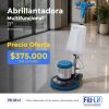 Abrillantadora multifuncional de 17 pulgadas con precio de oferta $375.000 IVA incluido.