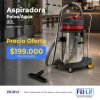 Aspiradora industrial para polvo y agua 80L, modelo CB80-3, en oferta de $199.000 IVA incluido.